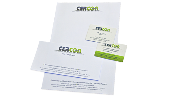 Cercon stationery