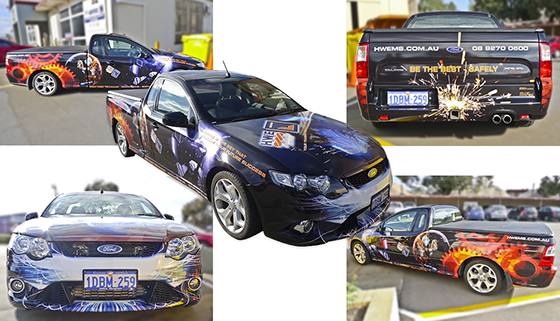 HWE Leighton Vehicle Wrap