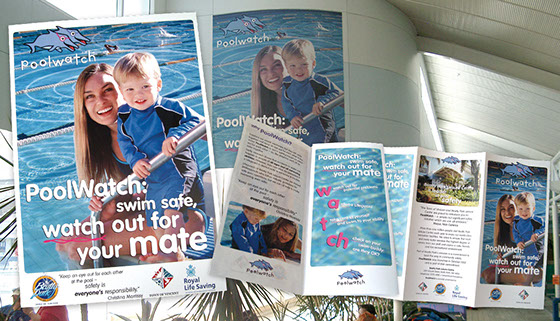 PoolWatch poster and brochure